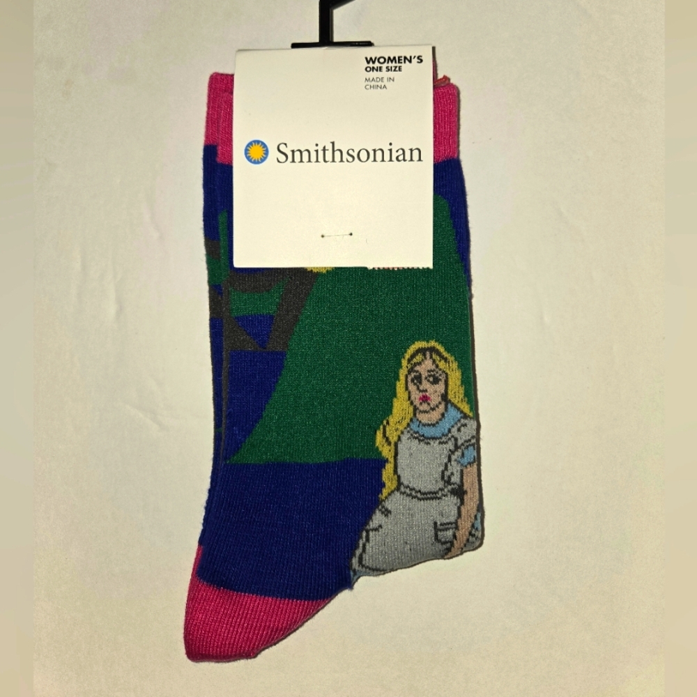 Smithsonian Women's Graphic Alice Socks NEW